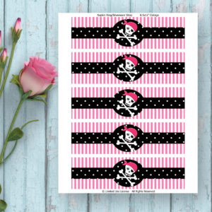Pirate Girl-Napkin Ring