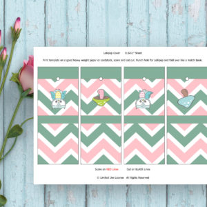 Woodland Party-Lollipop Cover