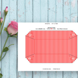 Pirate Boy-Hot Dog Tray-Red