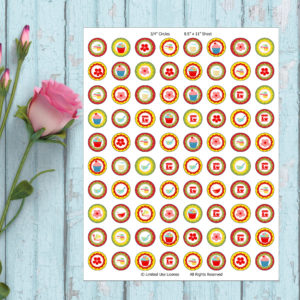 Baking Party-Hershey Kisses Stickers