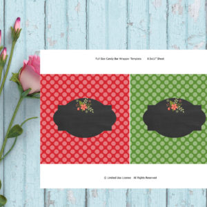 Christmas-Full Size Candy Bar