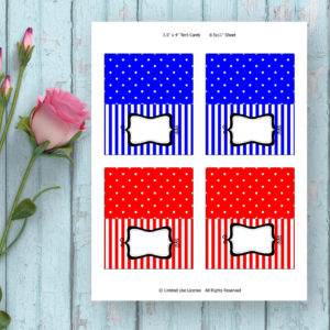 Pirate Boy-Tent Cards