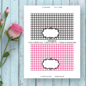 Pirate Girl-Printable Bag Topper