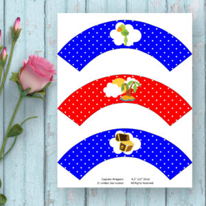 Pirate Boy-Cupcake Wrappers