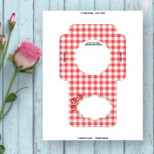 Picnic Birthday Party-Cookie Envelope