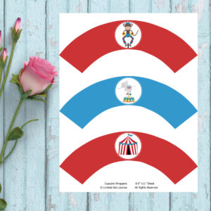 Circus-Cupcake Wrapper 2