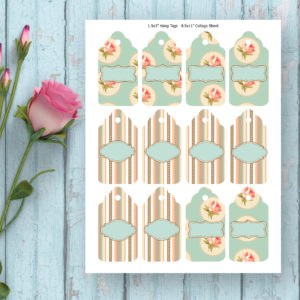 Shabby Chic-Printable Tags