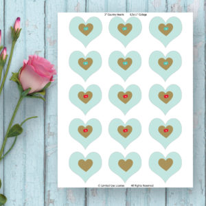 Valentine's Day Printables-Heart Tags/Cupcake Toppers