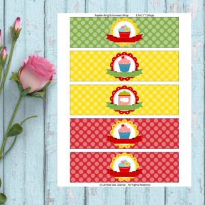 Baking Party-Napkin Rings