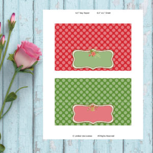 Christmas-Printable Bag Toppers