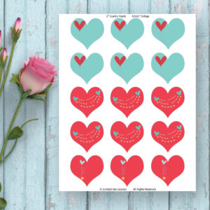 Valentine’s Day Printables-Cupcake Topper/Printable Tags