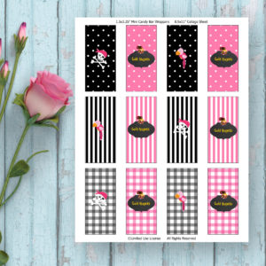 Pirate Girl-Hershey Nuggets Wrapper-Gold Nuggets