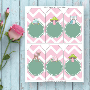 Woodland Party-Printable Tags