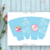 Spa Party Printable Popcorn Box