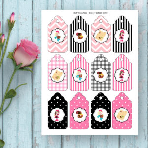 Pirate Girl-Printable Tags