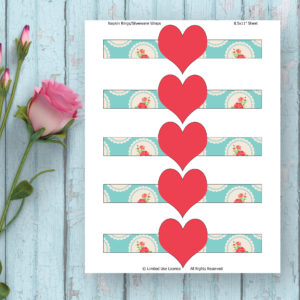 Valentine's Day Printables-Napkin Ring