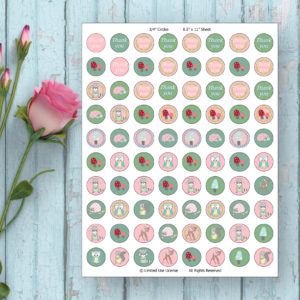 Woodland Party-Hershey Kiss Stickers