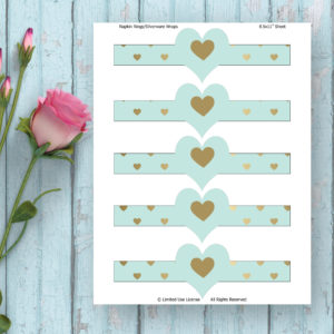 Valentine's Day Printables-Napkin Rings