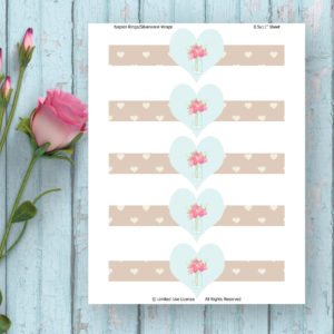 Valentine's Day Printables-Napkin Ring