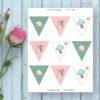 Woodland Party-Birthday Banner-Mini Bunting