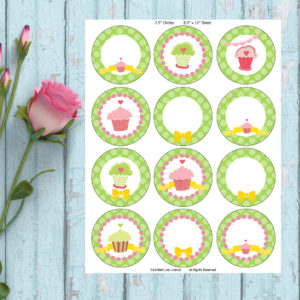 Cupcake Party-Cupcake Topper