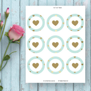 Valentine’s Day Printables-Cupcake Toppers