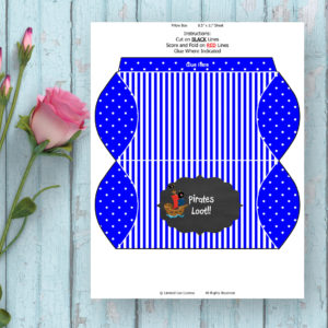 Pirate Boy-Pillow Box-Pirate's Loot!!