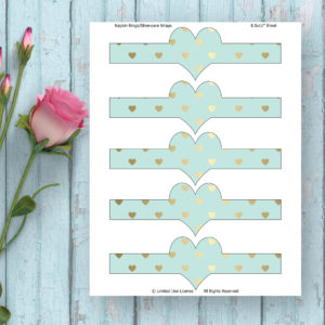 Valentine's Day Printables-Napkin Rings