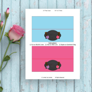 Spa Party-Printable Bag Toppers