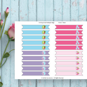 Spa Party-Printable Flags