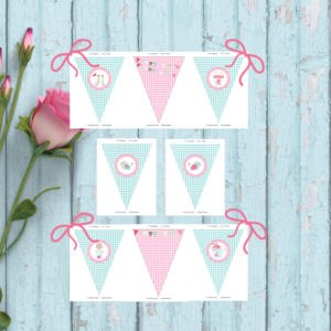 Garden Party Printable Banner