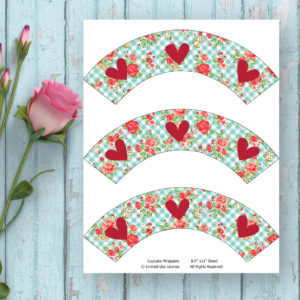 Flower Cupcake Wrapper