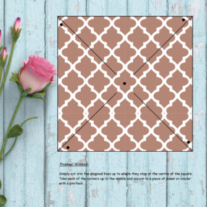 Babushka Party-Large Pinwheel Decoration-Brown