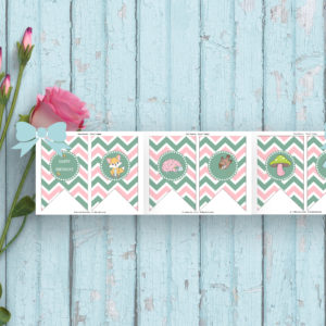 Woodland-Printable Banner