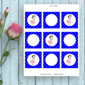 Printable Tags-Blue Baby Shower