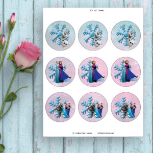 Frozen-Cupcake Toppers