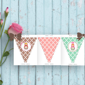Babushka Party Birthday Banner