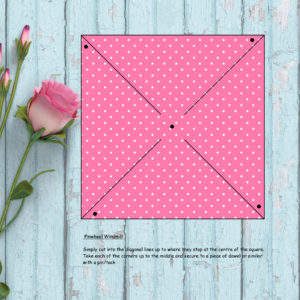 Pink Dots Pinwheel Decoration-Large