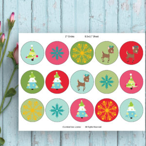 Christmas-Cupcake Topper