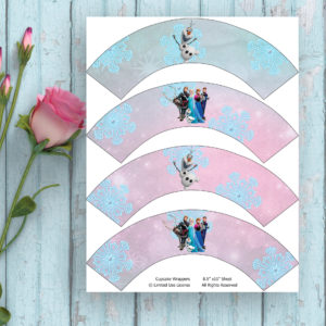 Frozen-Cupcake Wrapper