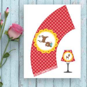 Christmas Lampshade Decoration-Red